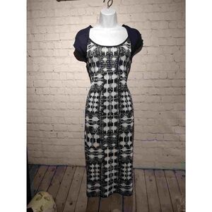 Carmen Marc Valvo designer open back dress medium